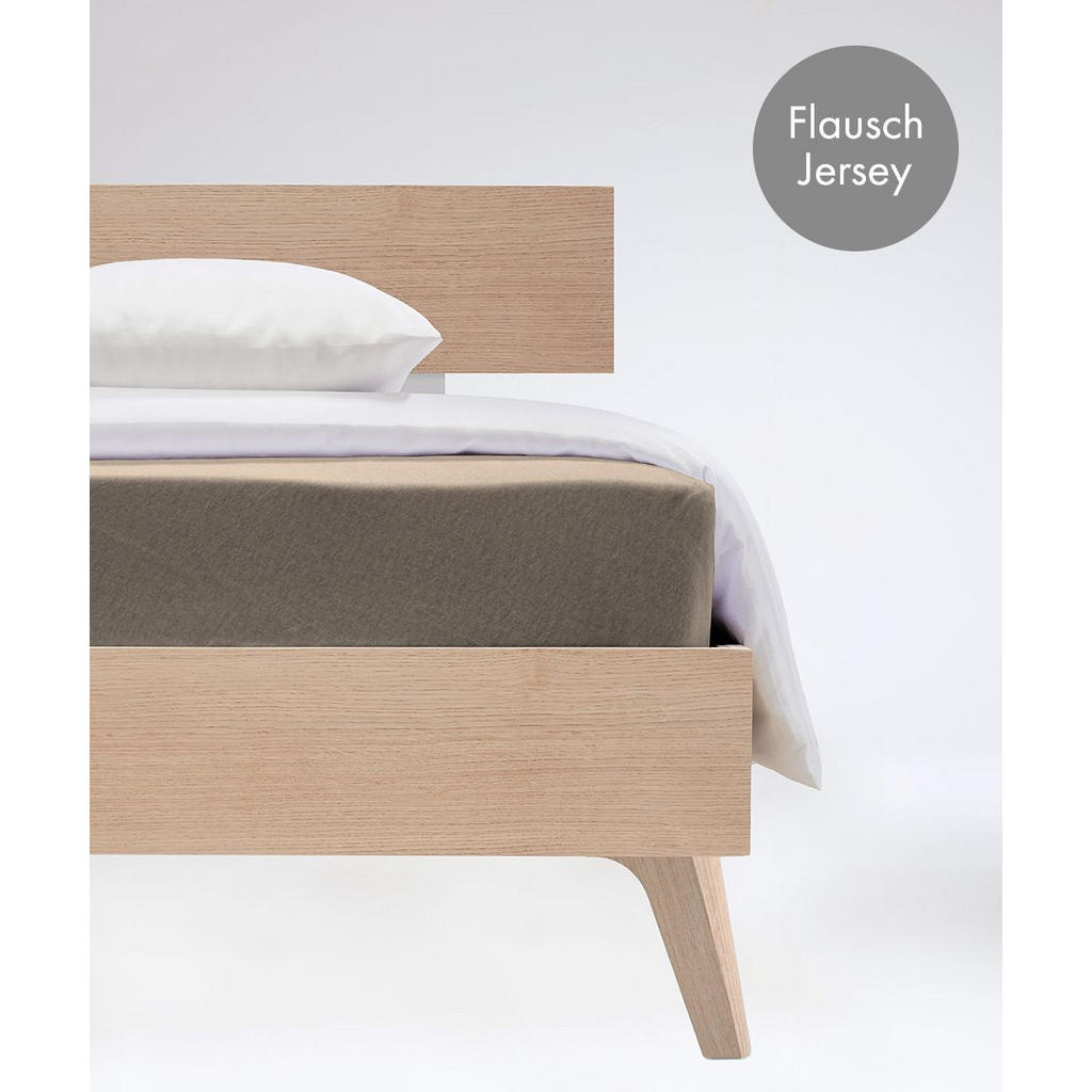 Fleuresse ELASTICKÉ PROSTĚRADLO, šedohnědá, 180/200 cm