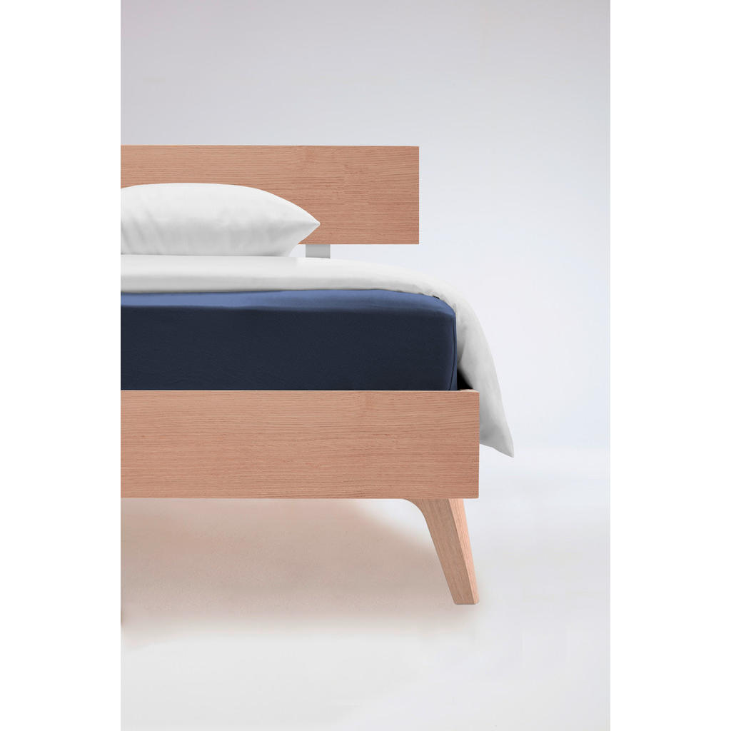 Fleuresse ELASTICKÉ PROSTĚRADLO, žerzej, modrá, 100/200 cm