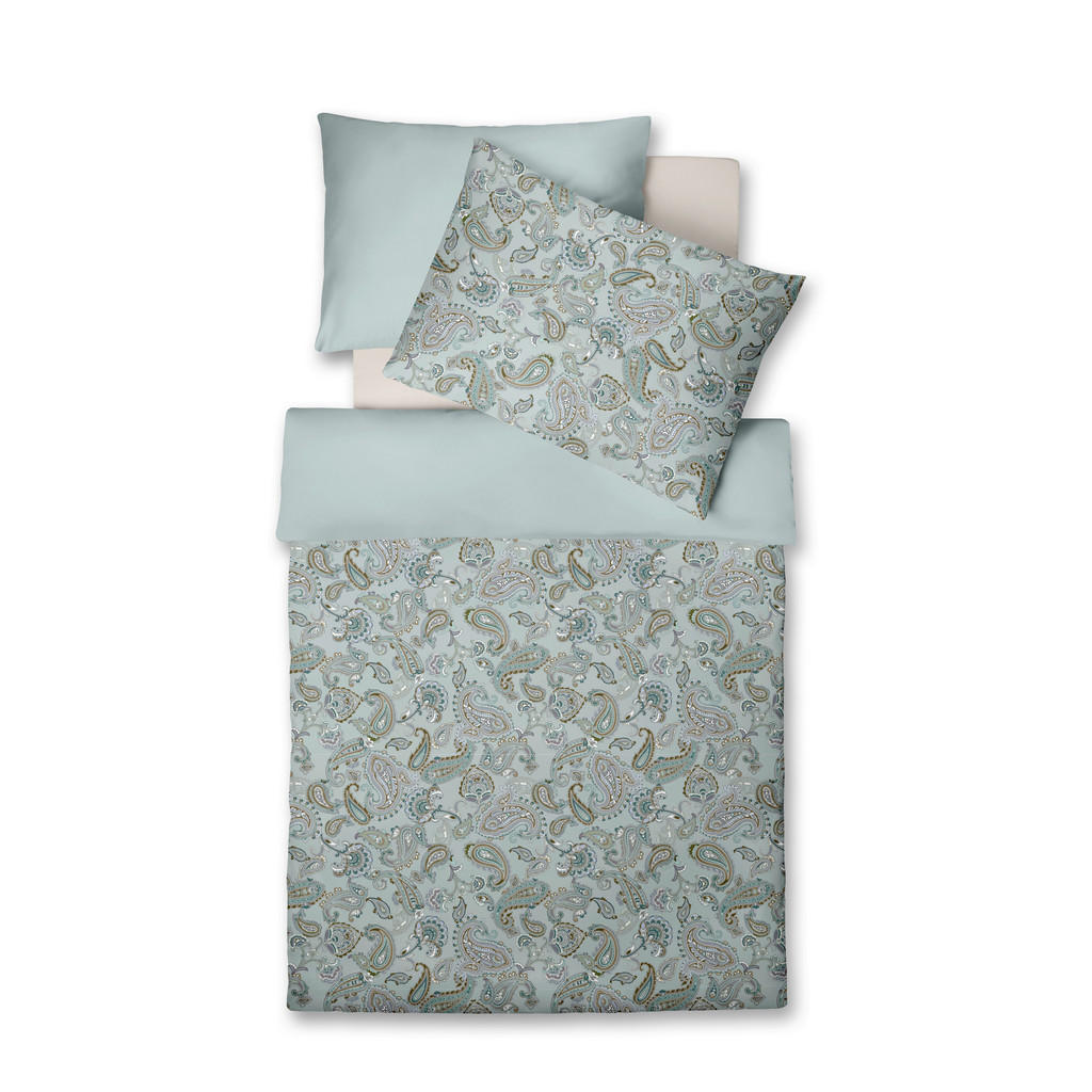 Fleuresse POVLEČENÍ, makosatén, tyrkysová, světle růžová, rezavá, pastelově modrá, 140/200 cm