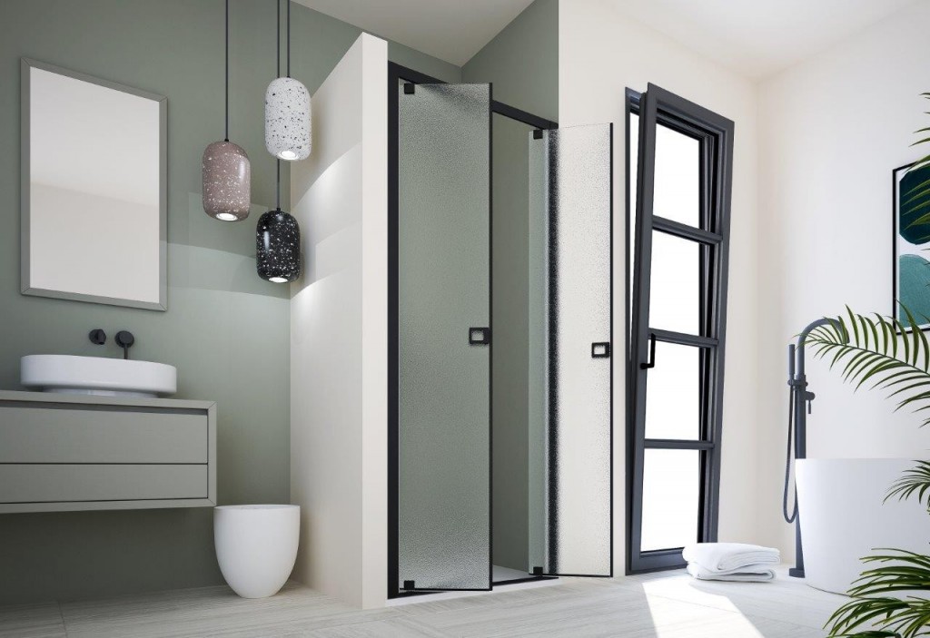 FORTE Sprchové dveře DECO N2B Barva rámu Hliník ossidato, Rozměr A 80, Výplň Čiré bezpečnostní sklo 6 mm BDE452348103