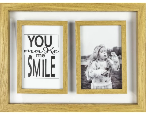 Fotorámeček pro 2 ks foto, 23x33x2 cm