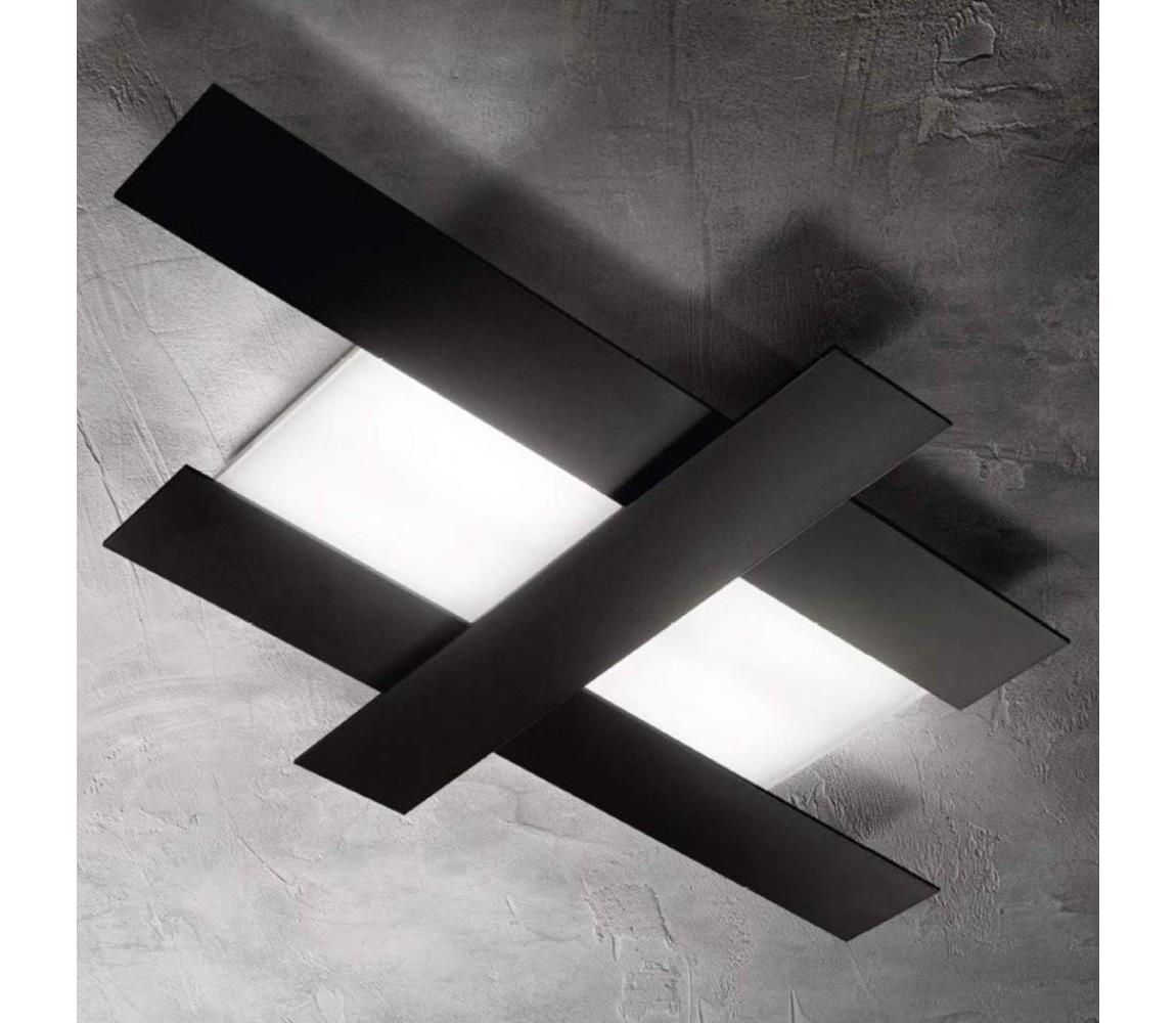 Gea Luce DOHA P P N - LED Stropní svítidlo DOHA LED/30W/230V 65,5 cm černá DOHA P/P N