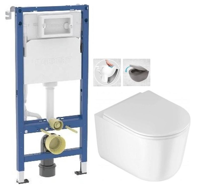 GEBERIT DuofixBasic bez tlačítka + WC DEANTE Jasmin se sedátkem RIMLESS /VÍROVÉ SPLACH/ 458.103.00.2 X JA1
