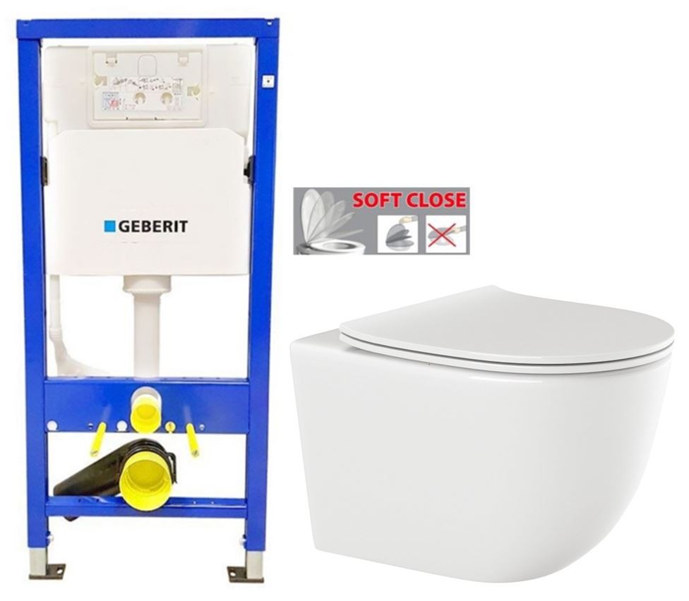 GEBERIT DuofixBasic bez tlačítka + WC INVENA TINOS  + SEDÁTKO 458.103.00.2 X NO1