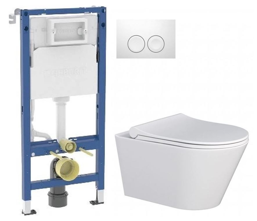 GEBERIT DuofixBasic s bílým tlačítkem DELTA21 + WC MYJOYS MY1 + SEDÁTKO 458.103.00.2 21BI MY1