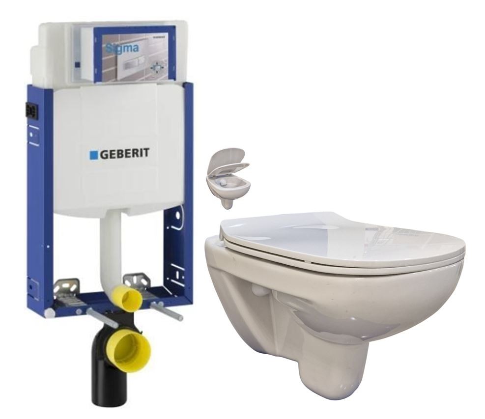 GEBERIT KOMBIFIX ECO, nádržka UP 320 bez tlačítka + WC bez oplachového kruhu Edge + SEDÁTKO 110.302.00.5 EG1