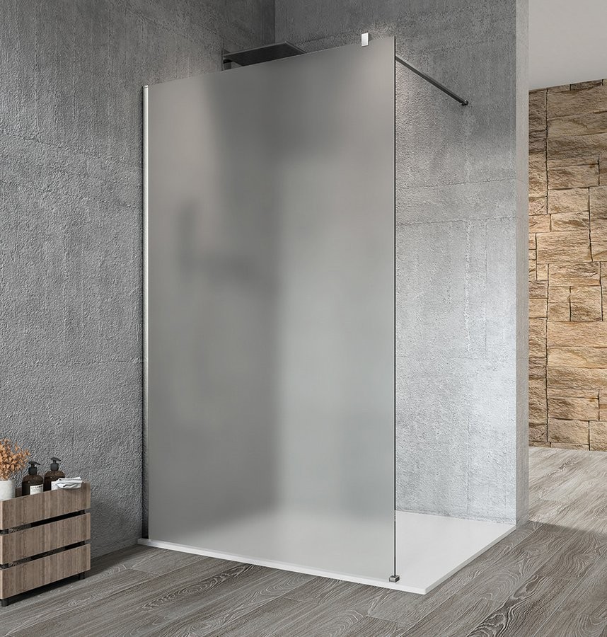 GELCO VARIO CHROME jednodílná sprchová zástěna k instalaci ke stěně, matné sklo, 1100 GX1411GX1010