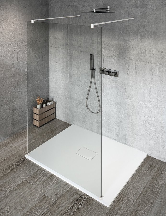 GELCO VARIO WHITE jednodílná sprchová zástěna do prostoru, čiré sklo, 700 GX1270GX2215