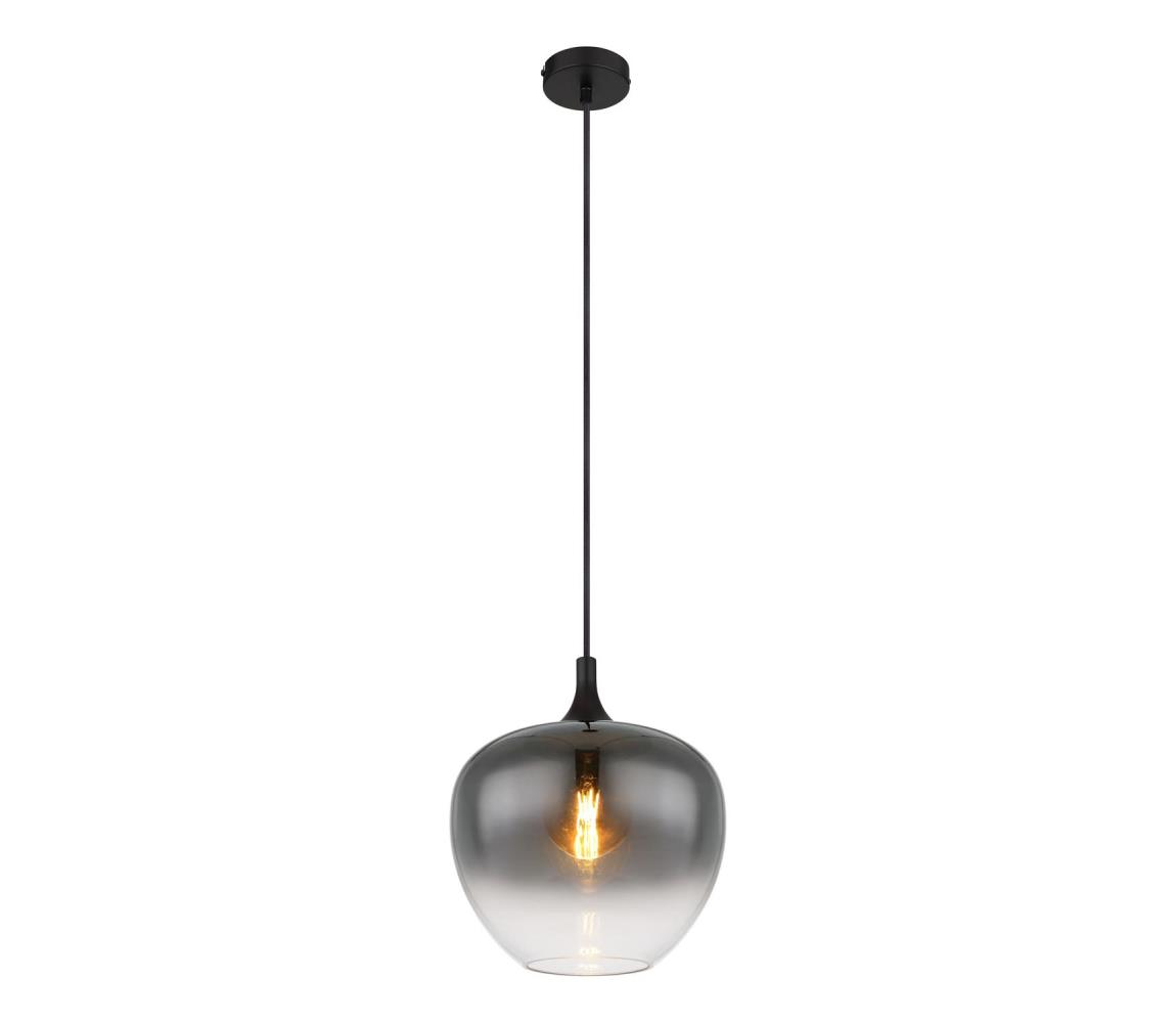 Globo 15548H1 - Lustr na lanku MAXY 1xE27/60W/230V černá 15548H1