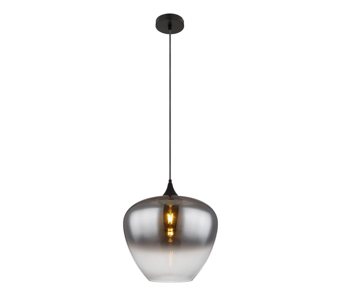 Globo 15548H2 - Lustr na lanku MAXY 1xE27/60W/230V černá 15548H2