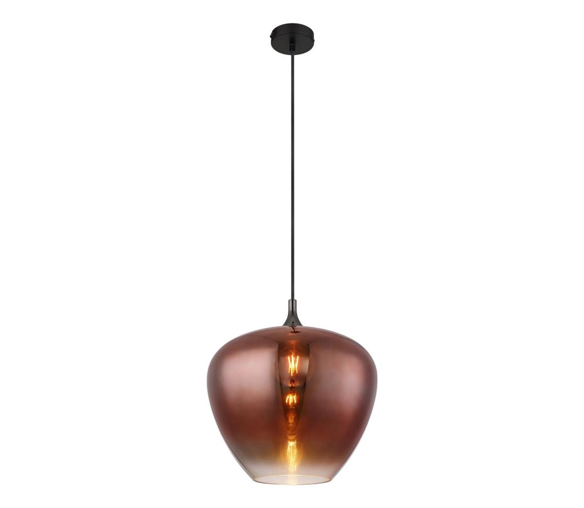 Globo 15548H2G - Lustr na lanku MAXY 1xE27/60W/230V měděná 15548H2G