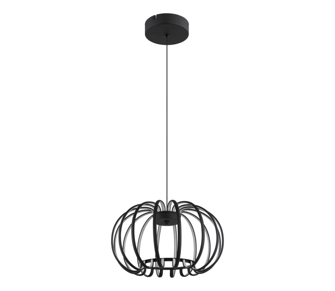 Globo 15946B - LED Stmívatelný lustr na lanku RIBBON LED/40W/230V 3000K černá 15946B