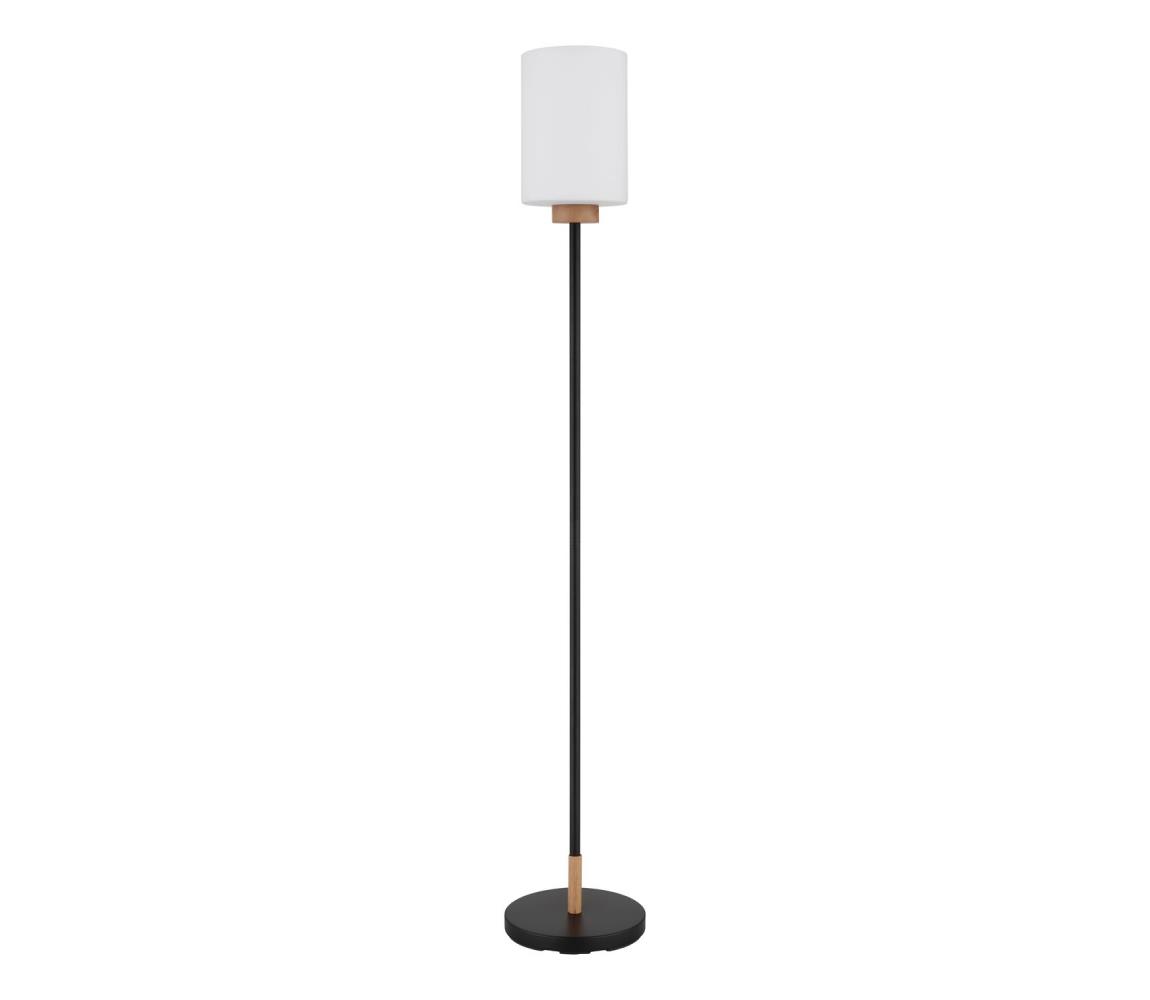 Globo 15977S - Stojací lampa ROWENA 1xE27/60W/230V černá/bílá 15977S