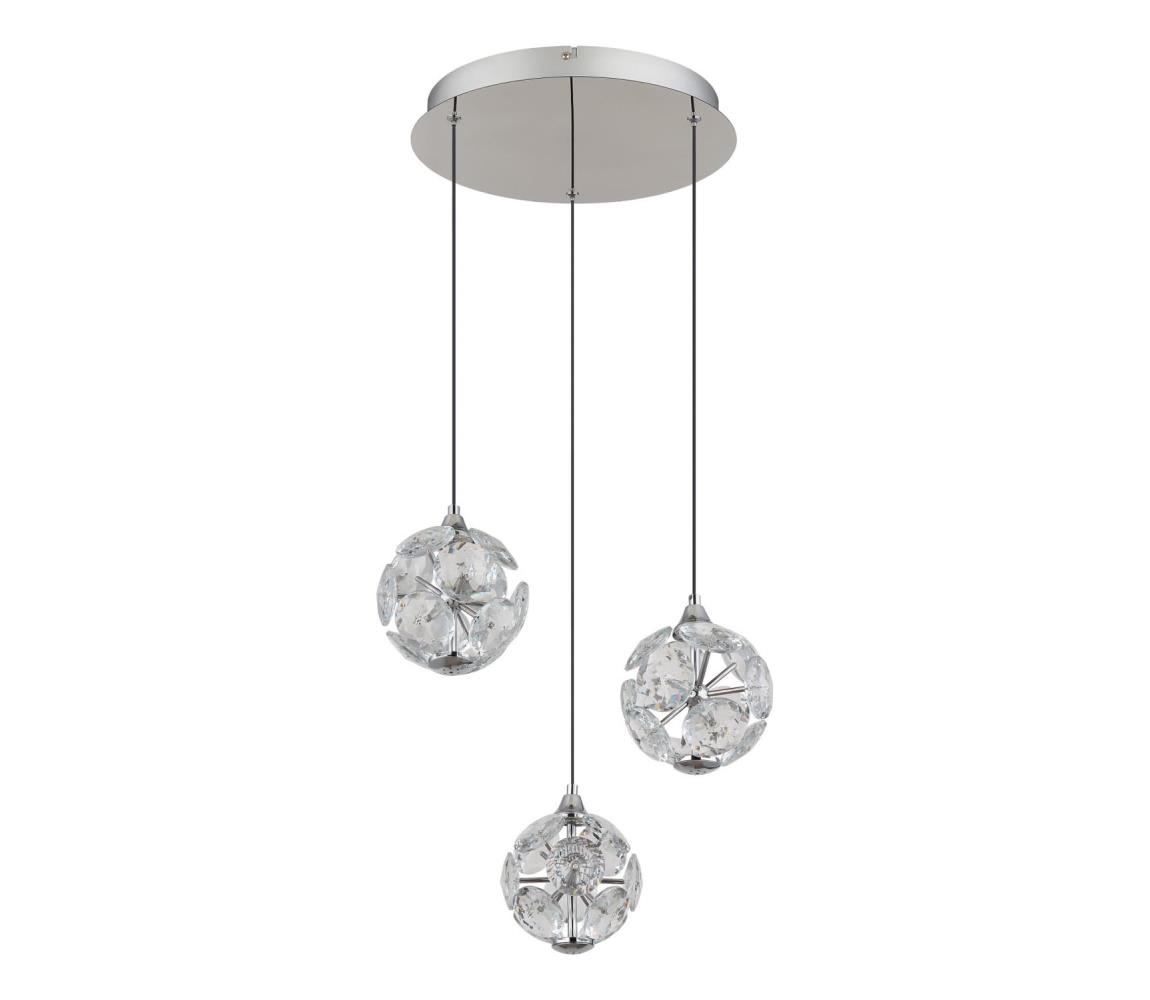 Globo 16047-3HC - LED Lustr na lanku VIRINA LED/24W/230V 16047-3HC
