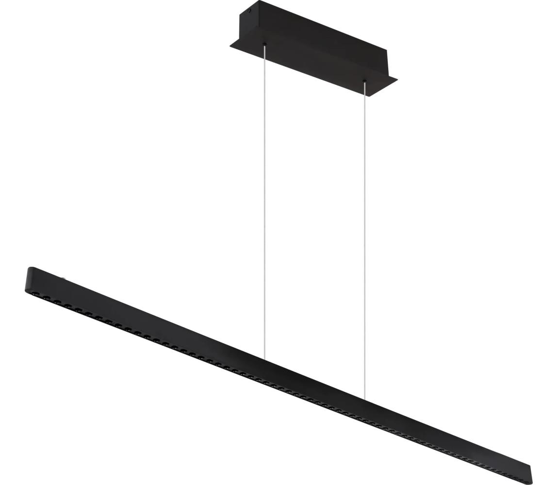 Globo 17013HB - LED Stm dot lustr na lanku DENTSY LED/43W/230V 4000K černá 17013HB