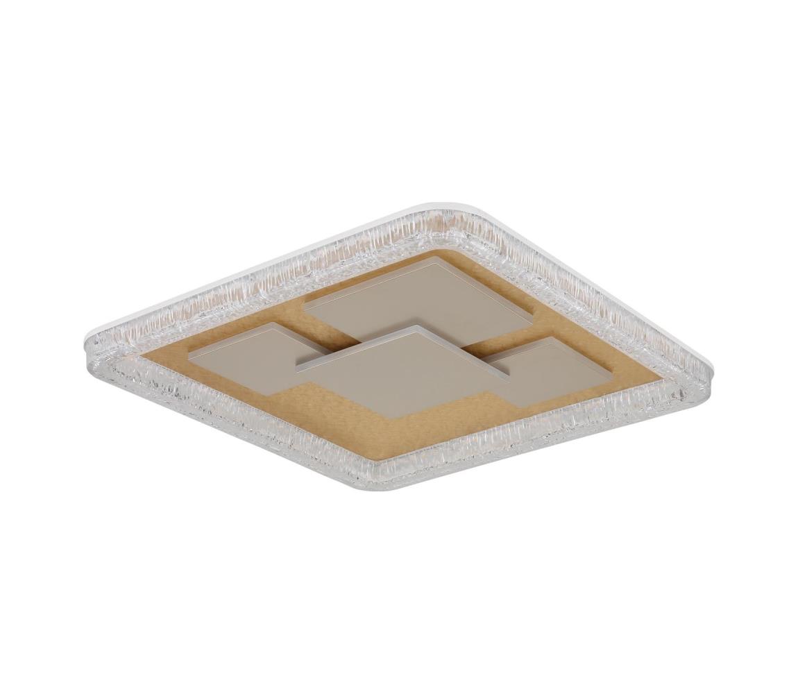 Globo 48476-40 - LED Stropní svítidlo LORAINE LED/40W/230V 48,8x48,8 cm zlatá 48476-40