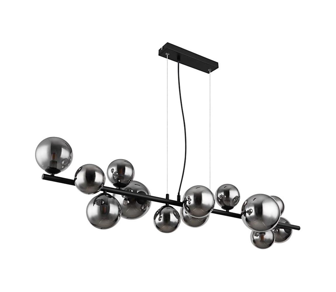 Globo 56133-13H - LED Lustr na lanku RIHA 13xG9/3,5W/230V kouřová/černá 56133-13H