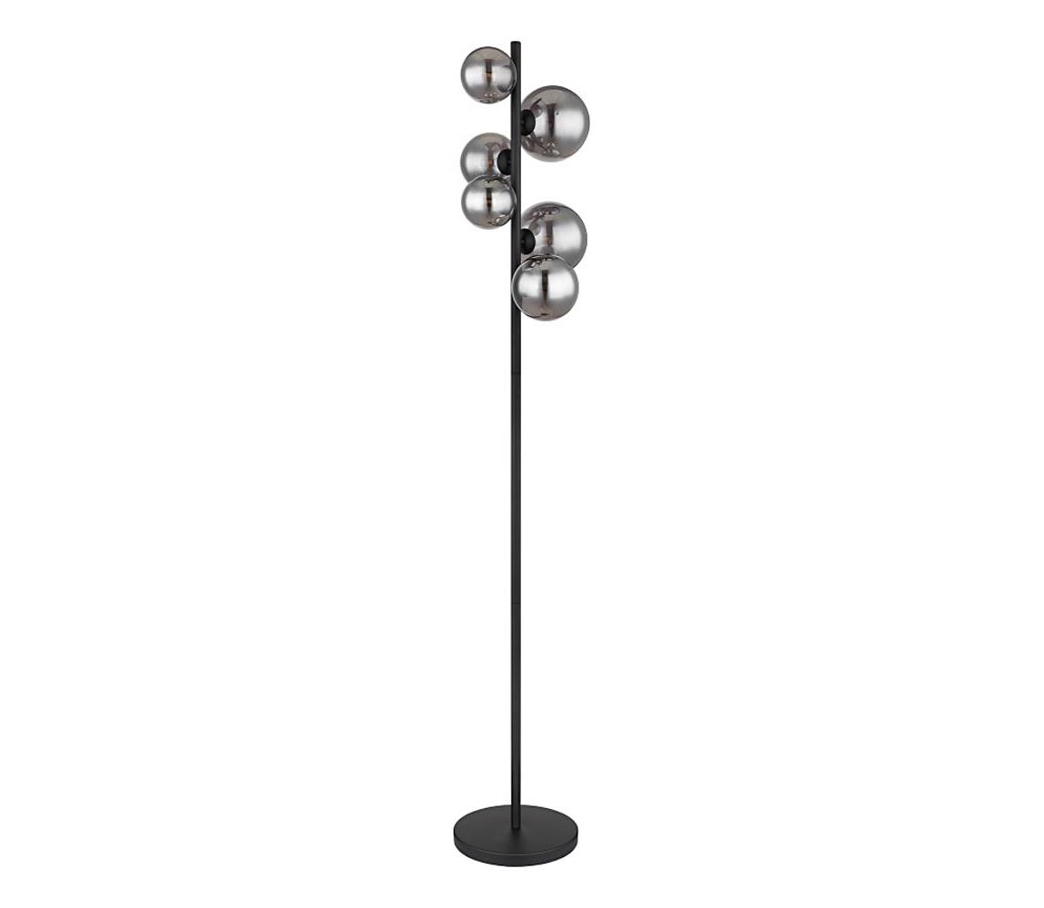 Globo 56133-6S - LED Stojací lampa RIHA 6xG9/3,5W/230V kouřová/černá 56133-6S