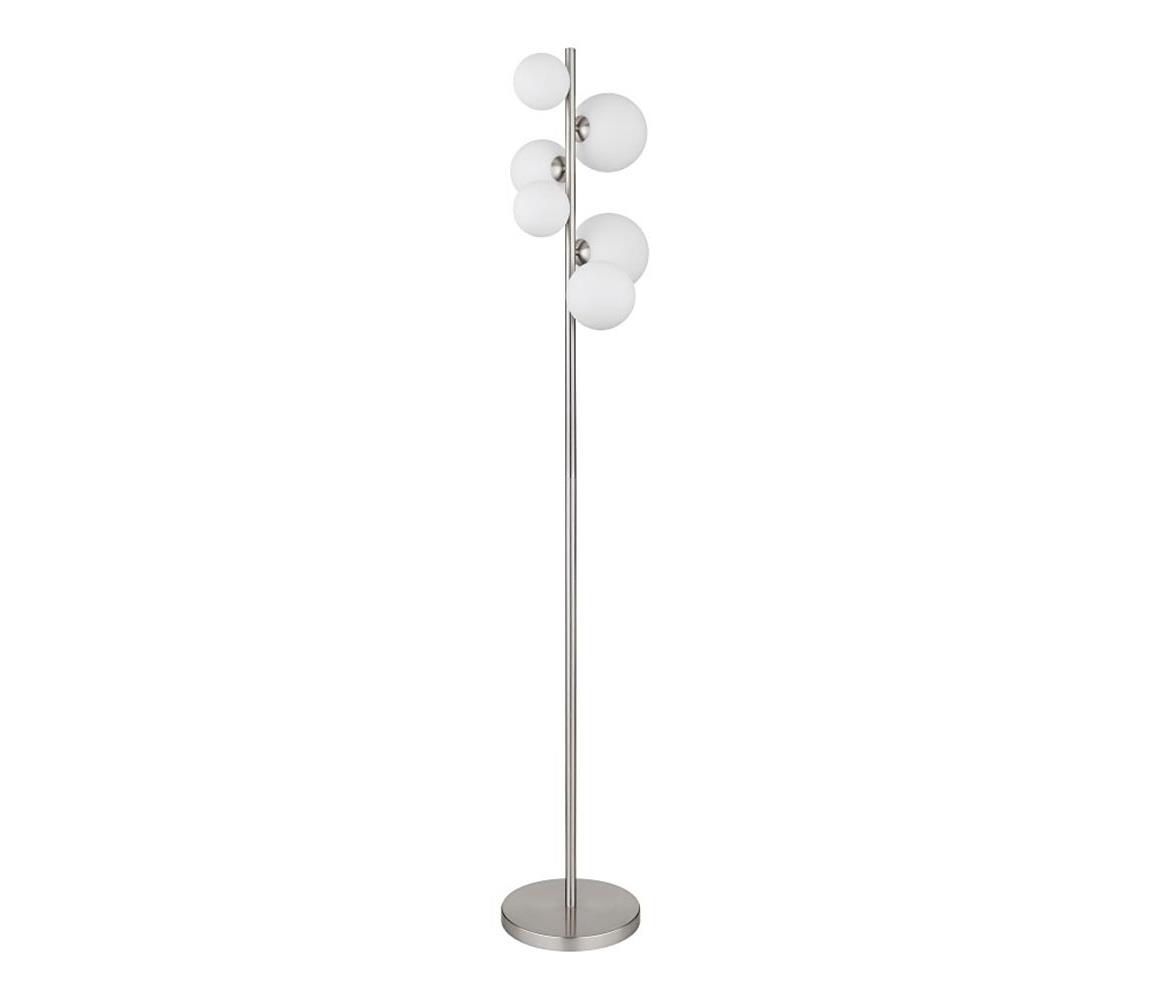 Globo 56140-6S - LED Stojací lampa RIHA 6xG9/3,5W/230V bílá 56140-6S