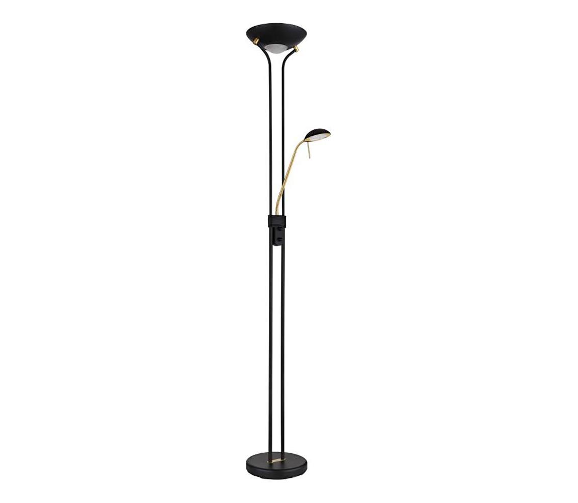 Globo 59020B -LED Stmívatelná stojací lampa LEONAS LED/20W/230V + LED/5,5W 3000K 59020B