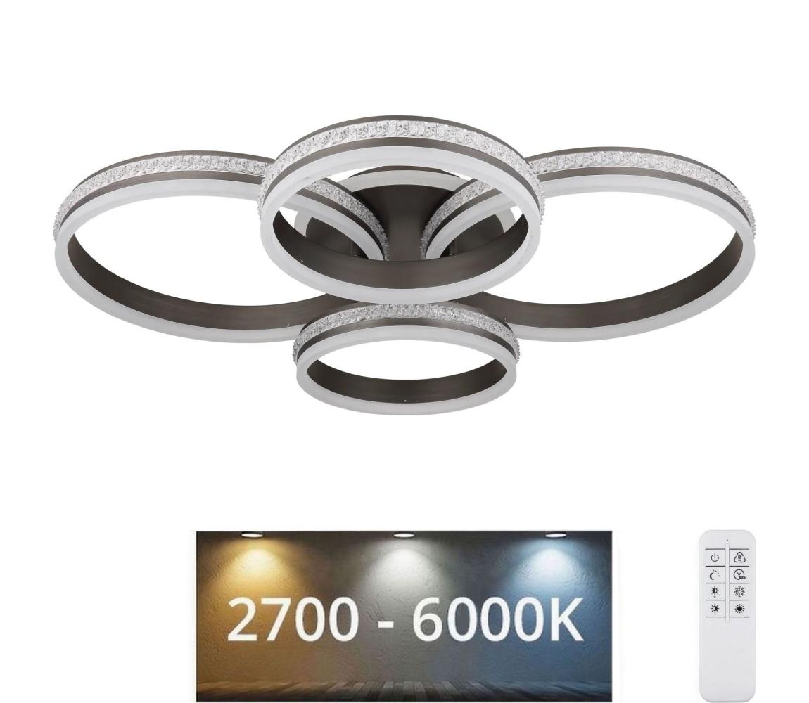 Globo 67314-90 - LED Stmívatelné stropní svítidlo GROUNI LED/90W/230V + DO 67314-90