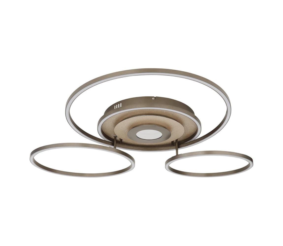 Globo 67824-60G - LED Stm stropní svítidlo MILES 60W/230V 80,8x99,2 cm hnědá+DO 67824-60G