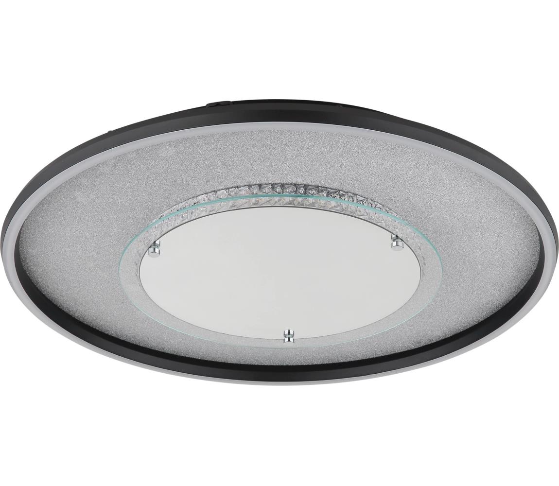 Globo 68288D3 - LED Stropní svítidlo MIRRORA 40W/230V pr. 51,5 cm černá 68288D3