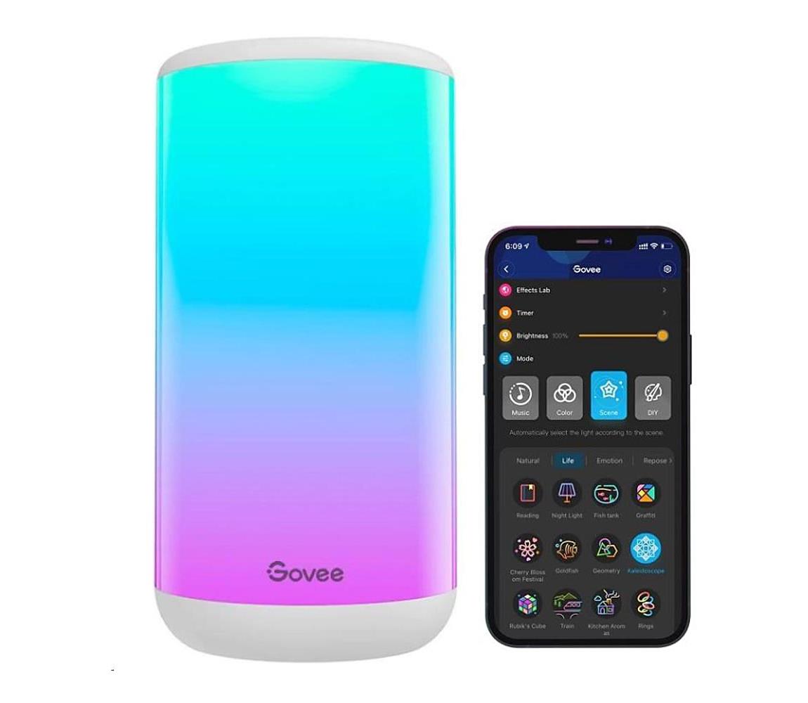 Govee - LED RGBIC Stmívatelná stolní lampa AURA 2 2200-6500K Wi-Fi Matter H60223D1