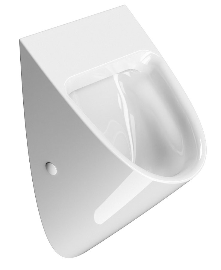 GSI COUNITY urinál se zakrytým přívodem vody, Rimless, 31x54,5cm, bílá ExtraGlaze 769511