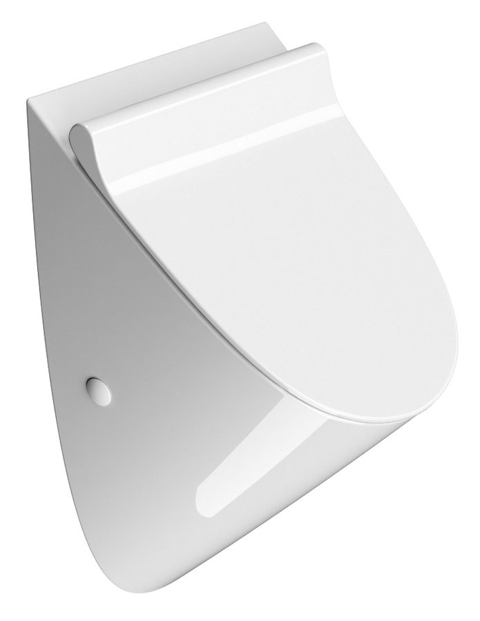 GSI COUNITY urinál se zakrytým přívodem vody s otvory pro víko, Rimless, 31x54,5cm, bílá ExtraGlaze 769611