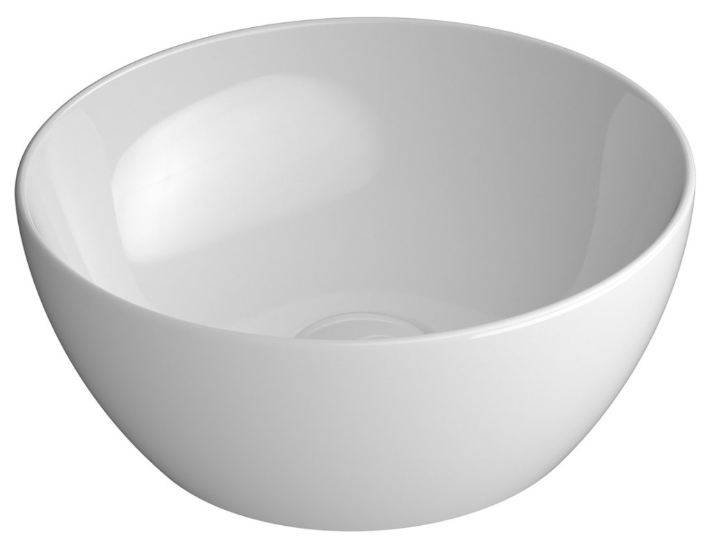 GSI PURA keramické umyvadlo na desku, průměr 32cm, bílá ExtraGlaze 885411