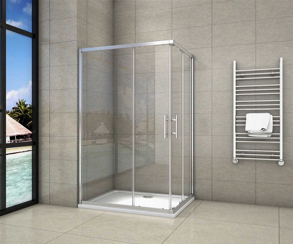 H K Sprchový kout čtvercový, SIMPLE 110x110 L/P varianta, rohový vstup SE-SIMPLE110110