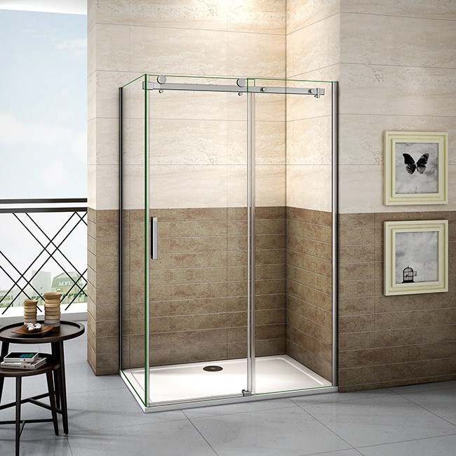 H K Sprchový kout DIAMOND 150x80 L/P varianta včetně sprchové vaničky z litého mramoru SE-DIAMOND15080/SE-THOR-15080