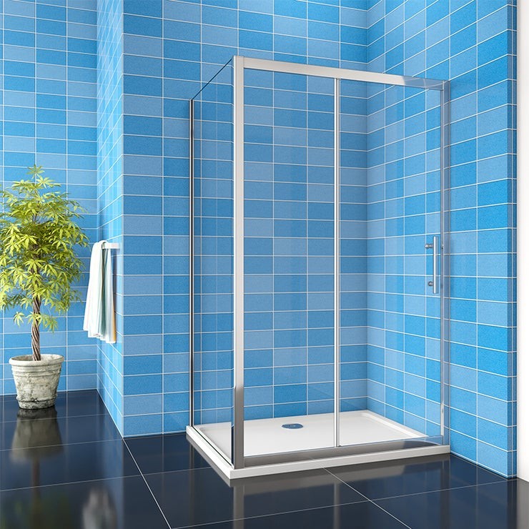 H K Sprchový kout FORTE 140x80 L/P varianta  včetně sprchové vaničky SE-FORTE14080/SE-THOR-14080