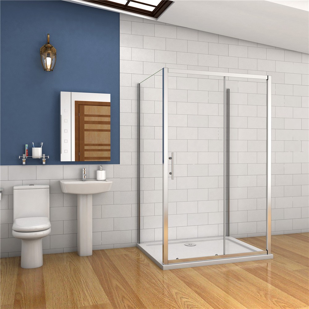 H K Třístěnný sprchový kout SYMPHONY U3 120x70x70 s posuvnými dveřmi včetně sprchové vaničky z litého mramoru SE-SYMPHONYU31207070/THOR-12070