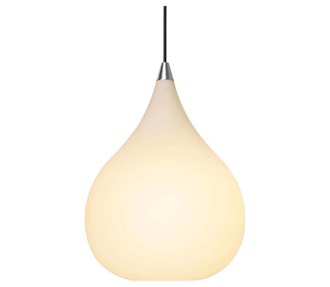Halo Design 407931 - Lustr na lanku DROPS 1xE27/40W/230V pr. 30 cm bílá/m. chrom 407931