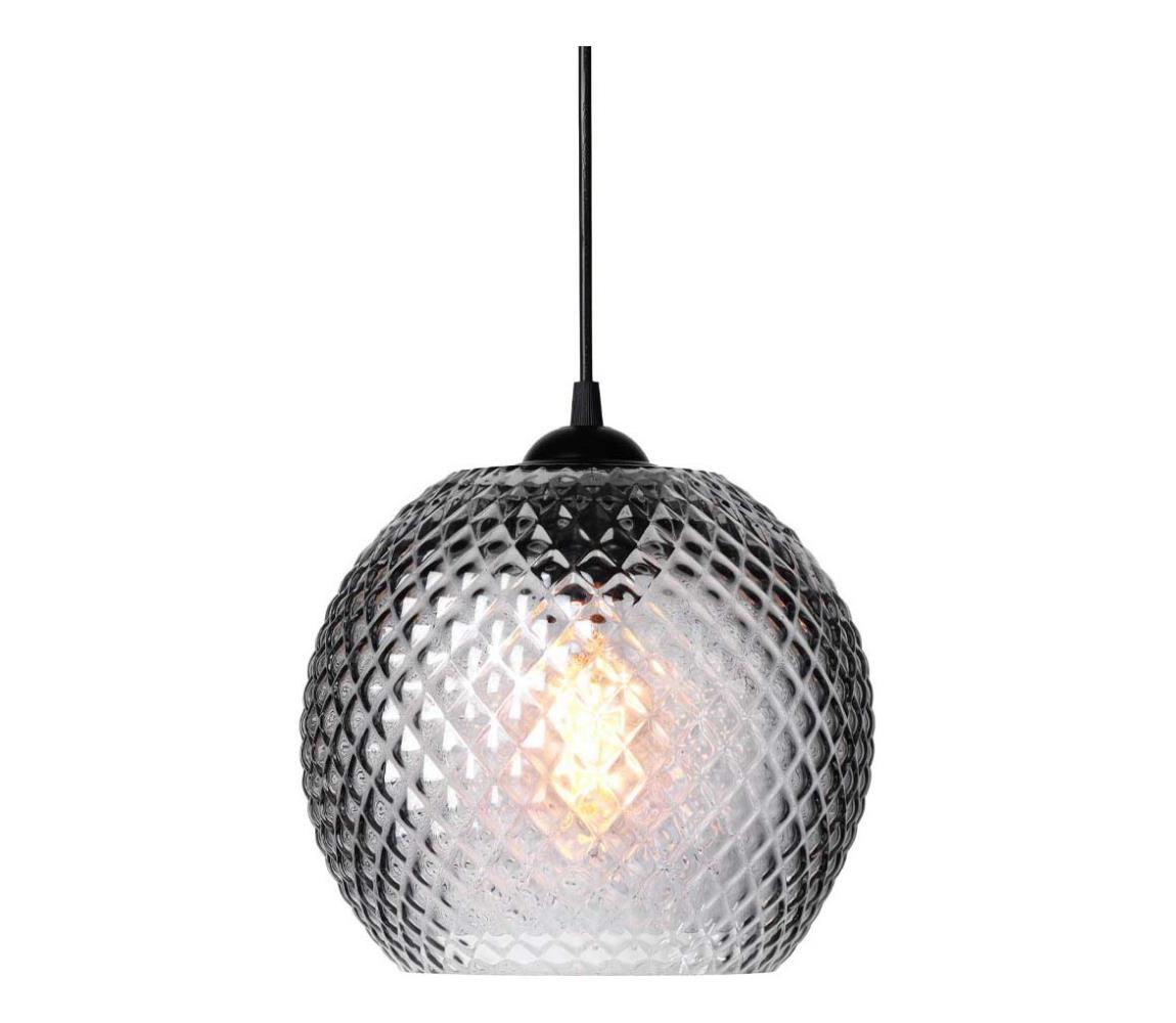 Halo Design 718443 - Lustr na lanku NOBB 1xE27/40W/230V pr. 22 cm kouřová šedá 718443
