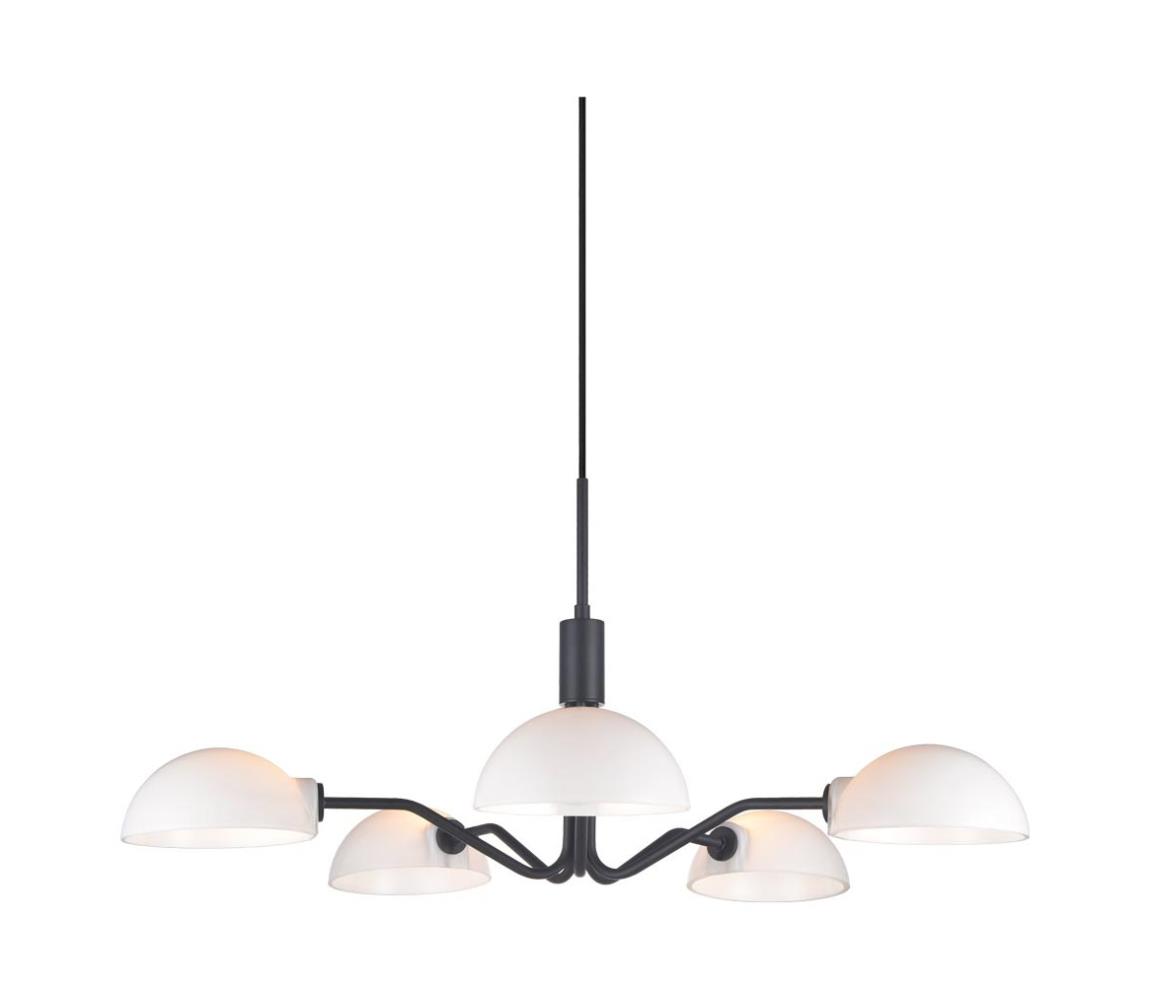 Halo Design 740369 - Lustr na lanku KJOBENHAVN 5xG9/28W/230V pr. 50 cm černá 740369