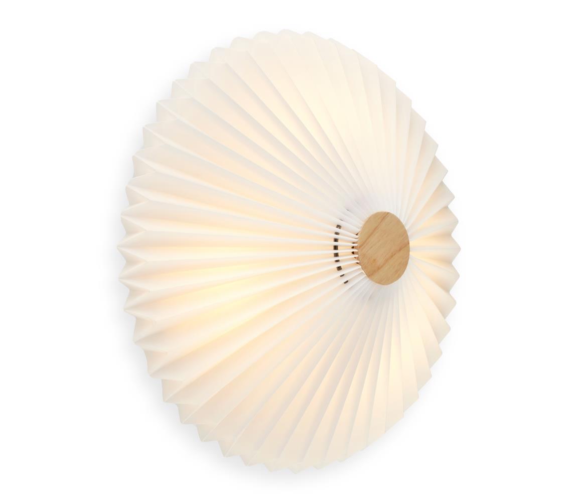 Halo Design 745081-Nástěnné svítidlo PARIS 3xG9/28W/230V pr.40 cm bílá/mosaz/dub 745081