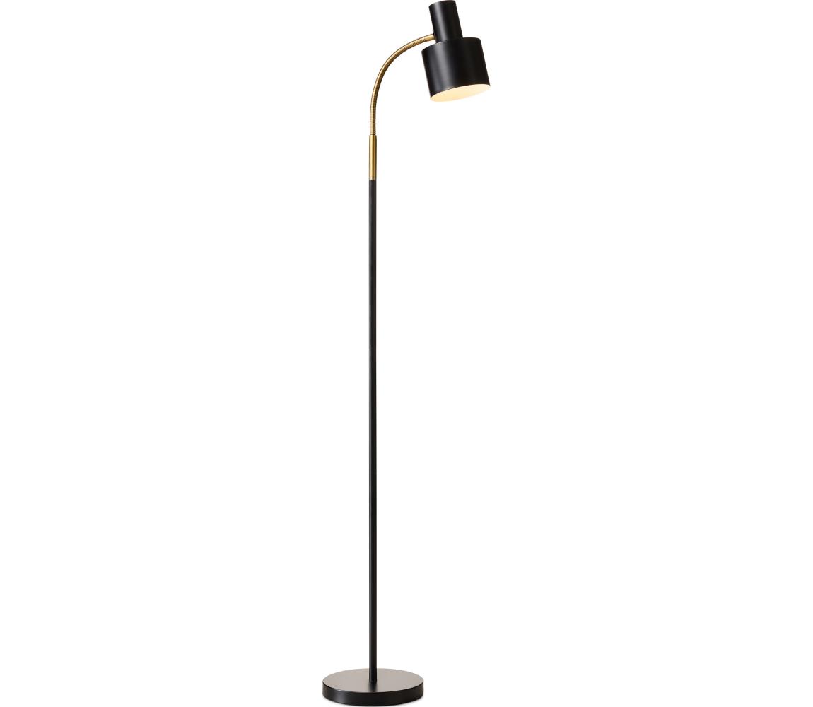 Halo Design 746866 - Stojací lampa VOGUE 1xE27/40W/230V černá/mosaz 746866