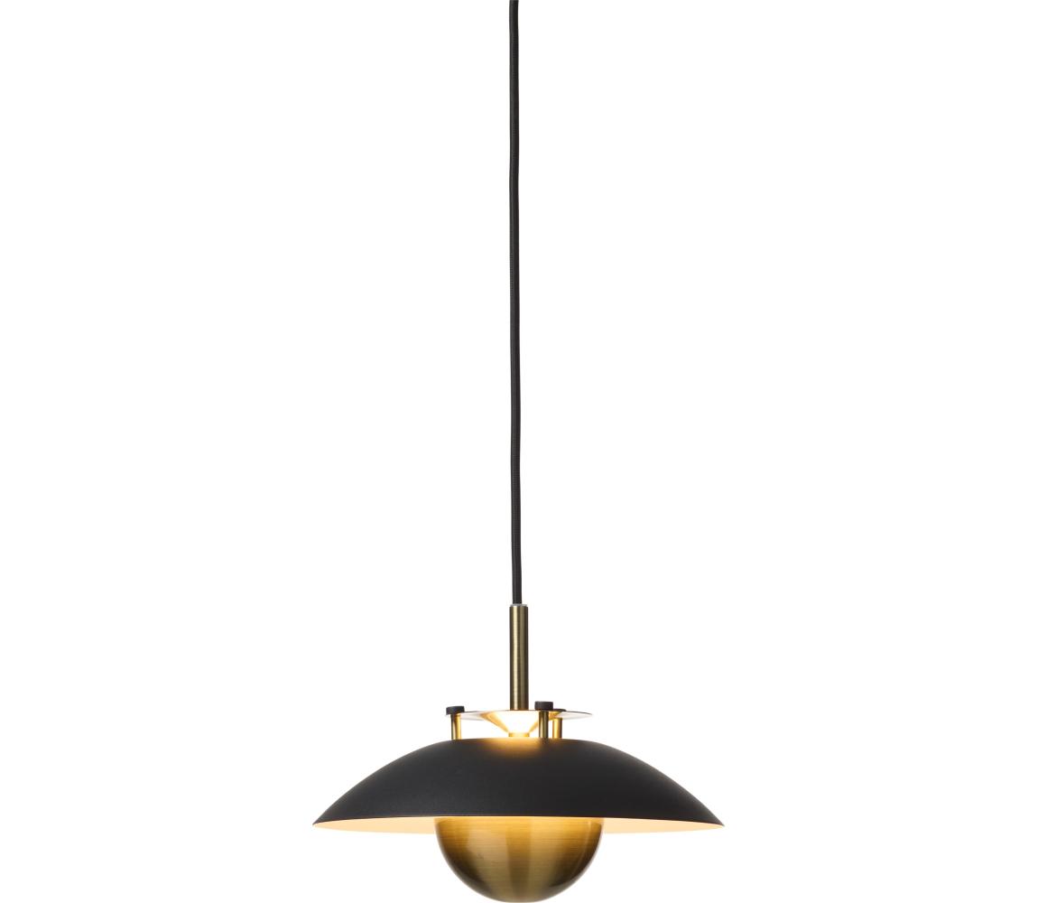 Halo Design 749034-LED Stm. lustr na lanku STEPP LED/12W/230V pr.24 cm čer./mos. 749034