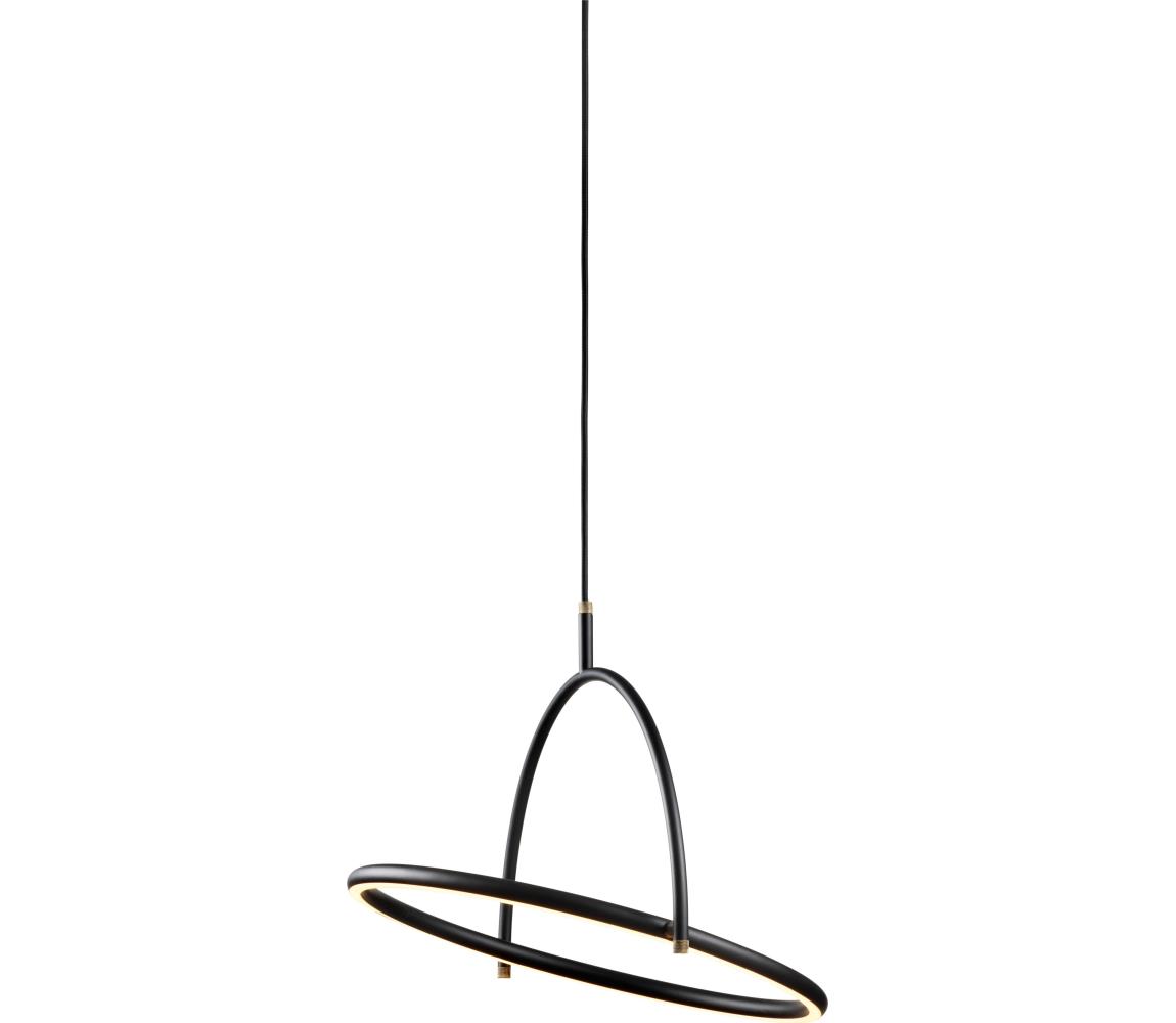 Halo Design 749539 - LED Stm. lustr na lanku TILT LED/40W/230V pr. 40 cm černá 749539