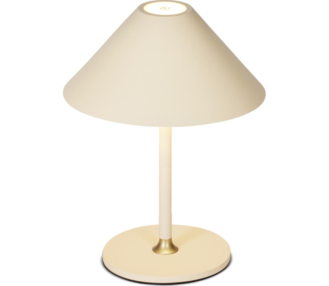Halo Design 800773 - LED Stm. nab. stolní lampa HYGGE LED/3W/4000 mAh IP54 krém. 800773