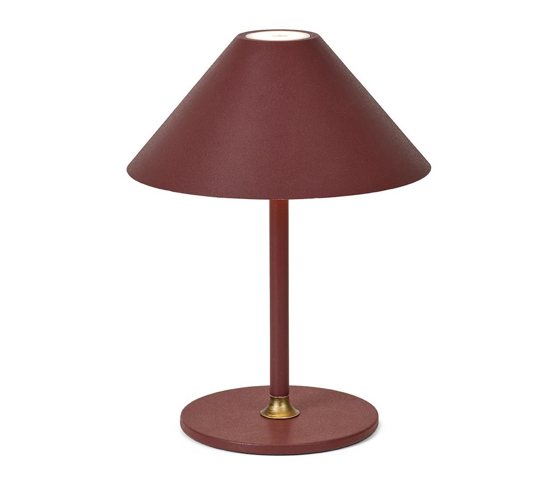 Halo Design 800834- LED Stm. nab. stolní lampa HYGGE LED/3W/4000 mAh IP54 vínová 800834