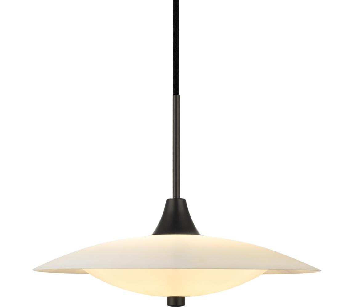 Halo Design 991294 - Lustr na lanku BARONI 2xG9/18W/230V pr. 35 cm bílá/černá 991294