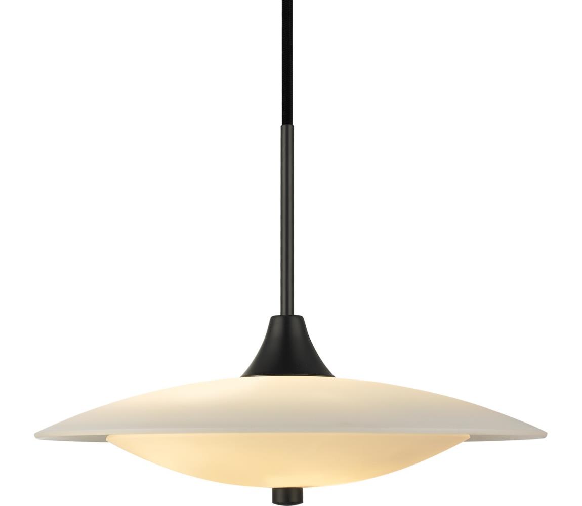 Halo Design 991300 - Lustr na lanku BARONI 2xG9/18W/230V pr. 40 cm bílá/černá 991300
