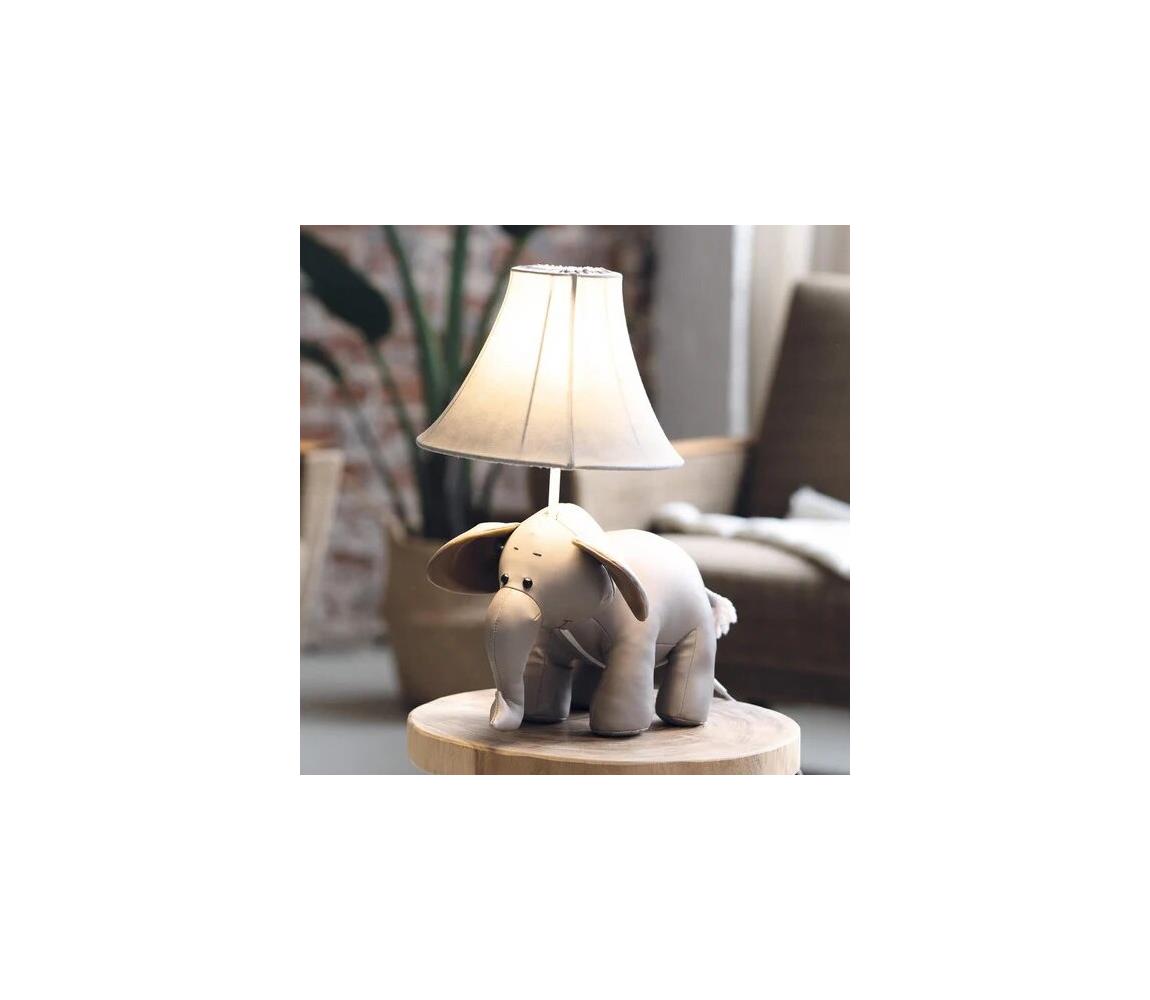 Happy Lamps - LED Dětská stolní lampa BOBBY LED/5,4W/230V slon HL10016