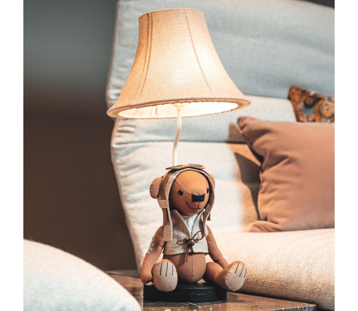 Happy Lamps - LED Dětská stolní lampa CHARLES LED/5,4W/230V medvěd HL10012