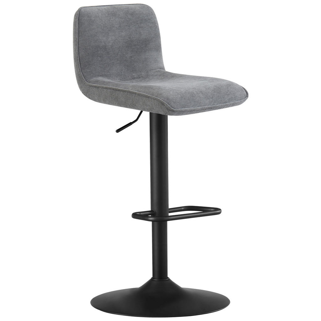 home24 BAROVÁ ŽIDLE, šedá, černá