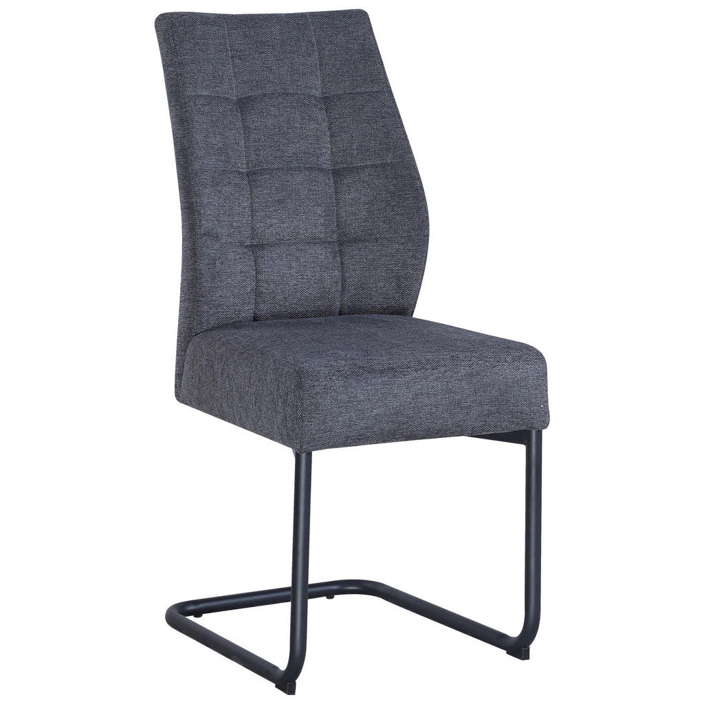 Hom`in HOUPACÍ ŽIDLE, antracitová, černá